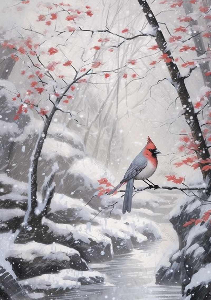 寒梅麻雀站枝头大寒节气国风意境鸟类手绘插画,插画/手绘图,插画/手绘图库,插画/手绘图下载,插画/手绘